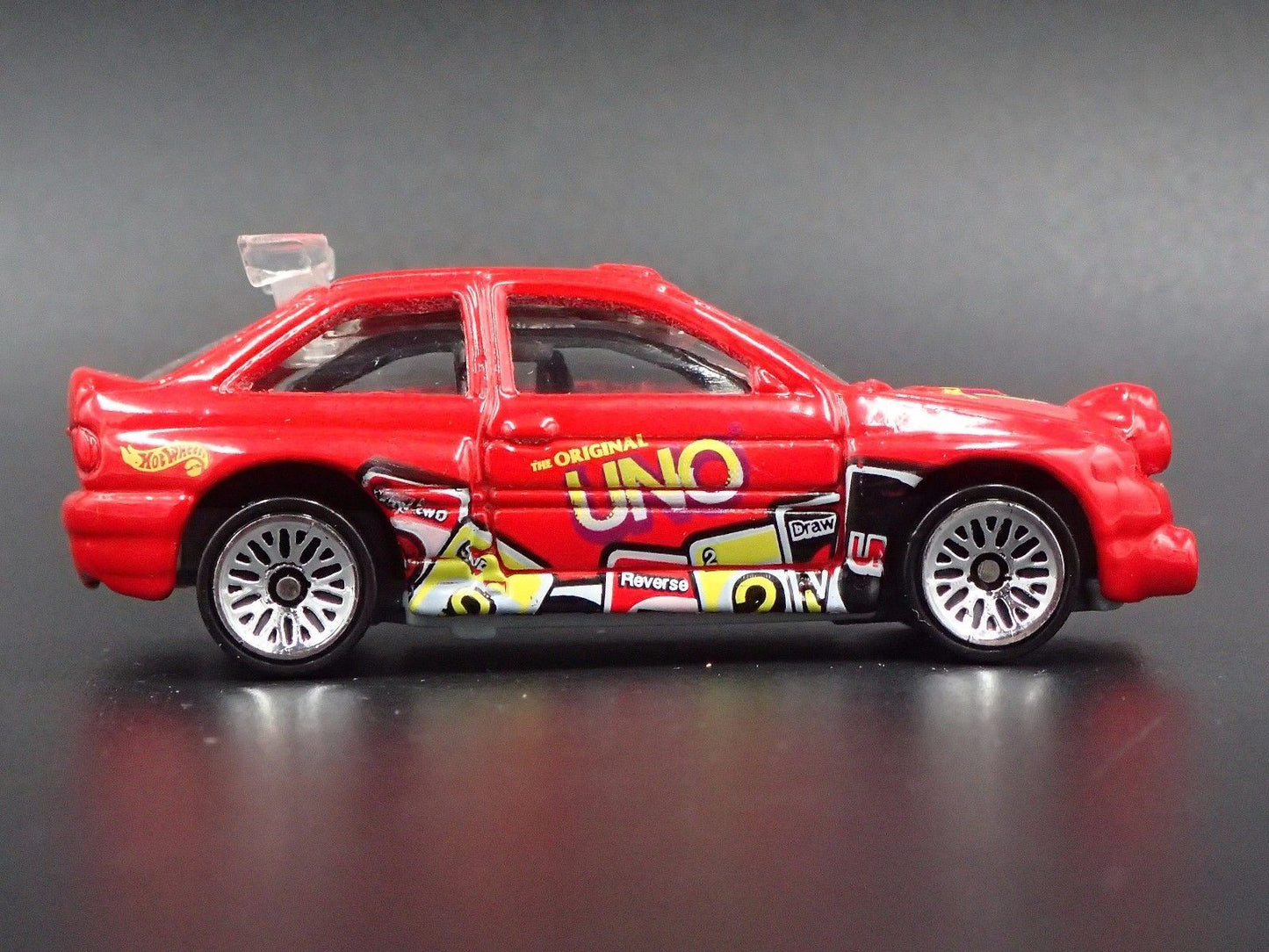 FORD ESCORT RALLY RACING UNO RED RARE 1:64 SCALE COLLECTIBLE DIECAST MODEL CAR