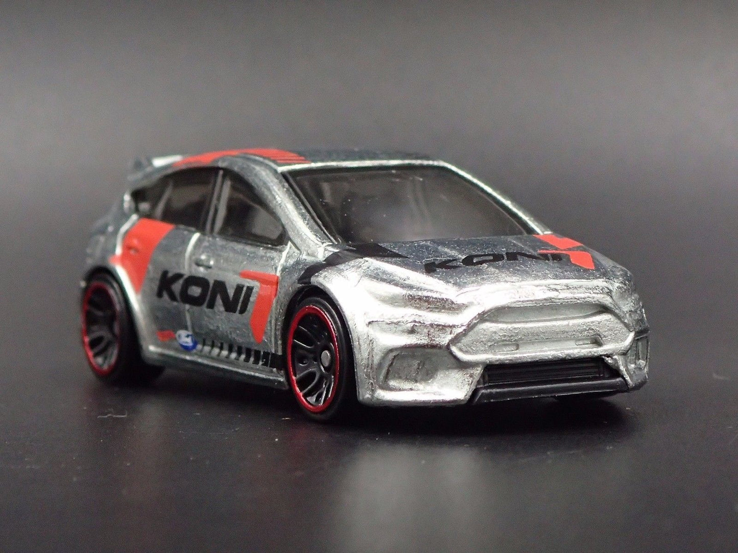 2011 - 2018 FORD FOCUS RS KONI SILVER 1:64 SCALE COLLECTIBLE DIECAST MODEL CAR