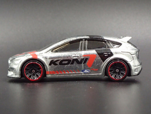 2011 - 2018 FORD FOCUS RS KONI SILVER 1:64 SCALE COLLECTIBLE DIECAST MODEL CAR