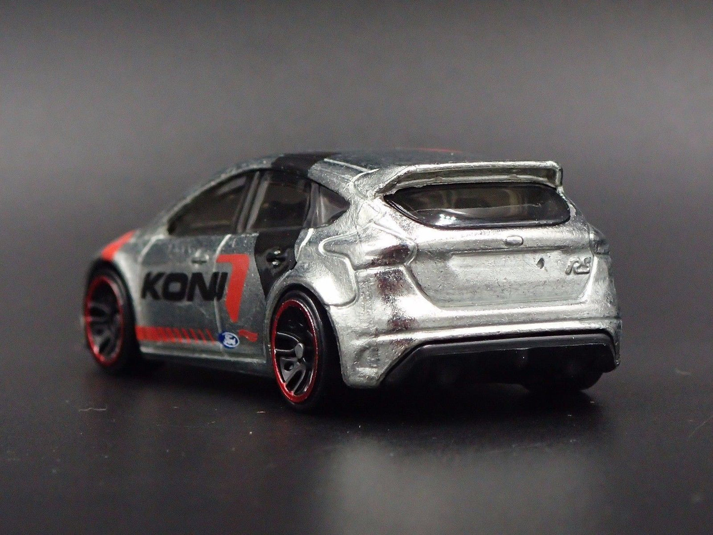 2011 - 2018 FORD FOCUS RS KONI SILVER 1:64 SCALE COLLECTIBLE DIECAST MODEL CAR
