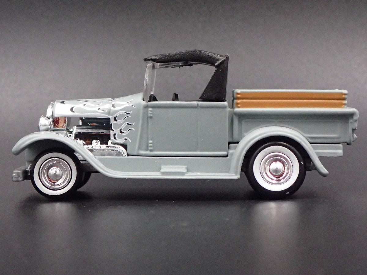 1929 FORD MODEL A PICKUP TRUCK RARE 1:64 COLLECTIBLE DIORAMA DIECAST MODEL CAR-Burning Rubber Toy Company
