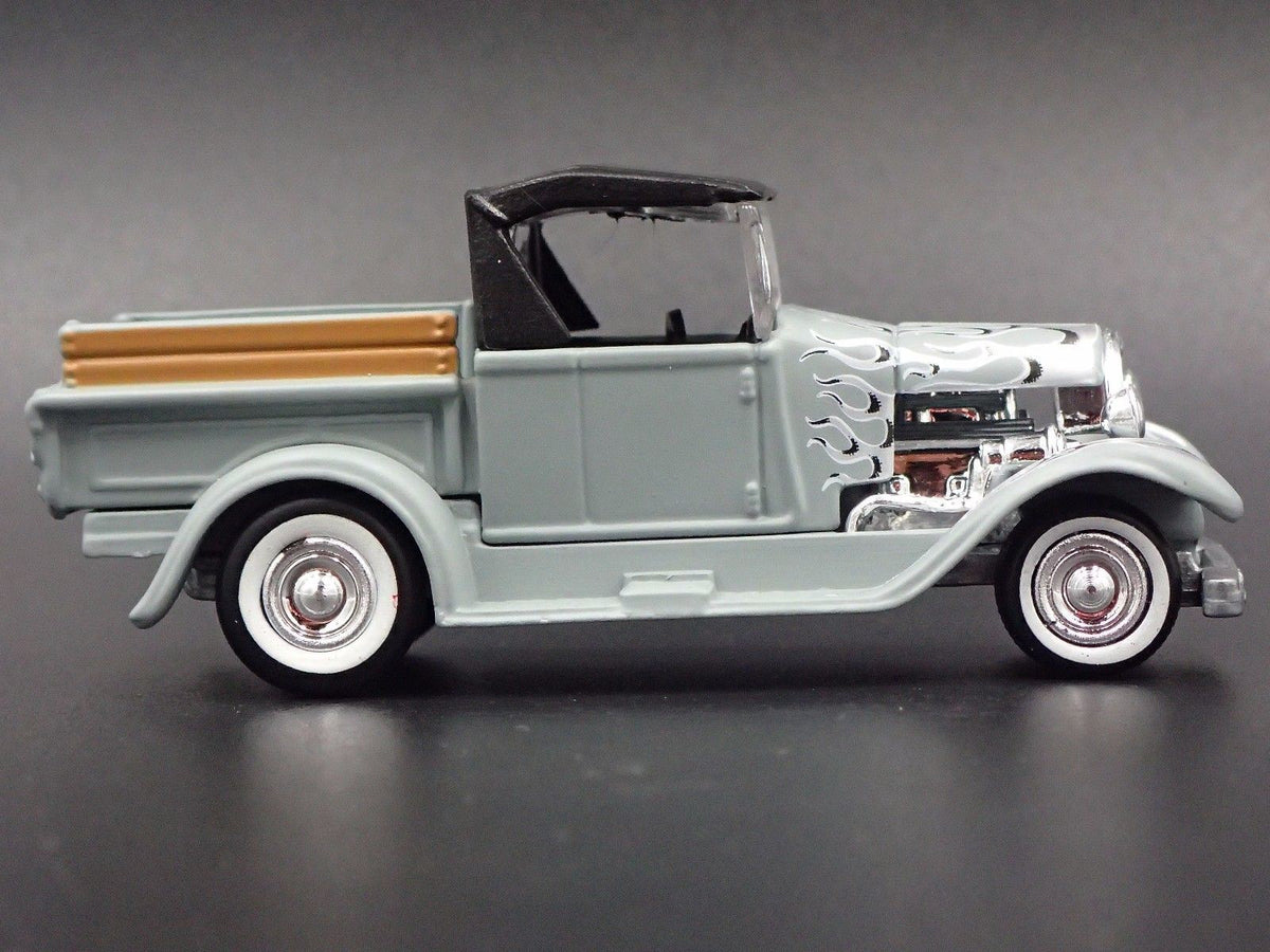 1929 FORD MODEL A PICKUP TRUCK RARE 1:64 COLLECTIBLE DIORAMA DIECAST MODEL CAR-Burning Rubber Toy Company