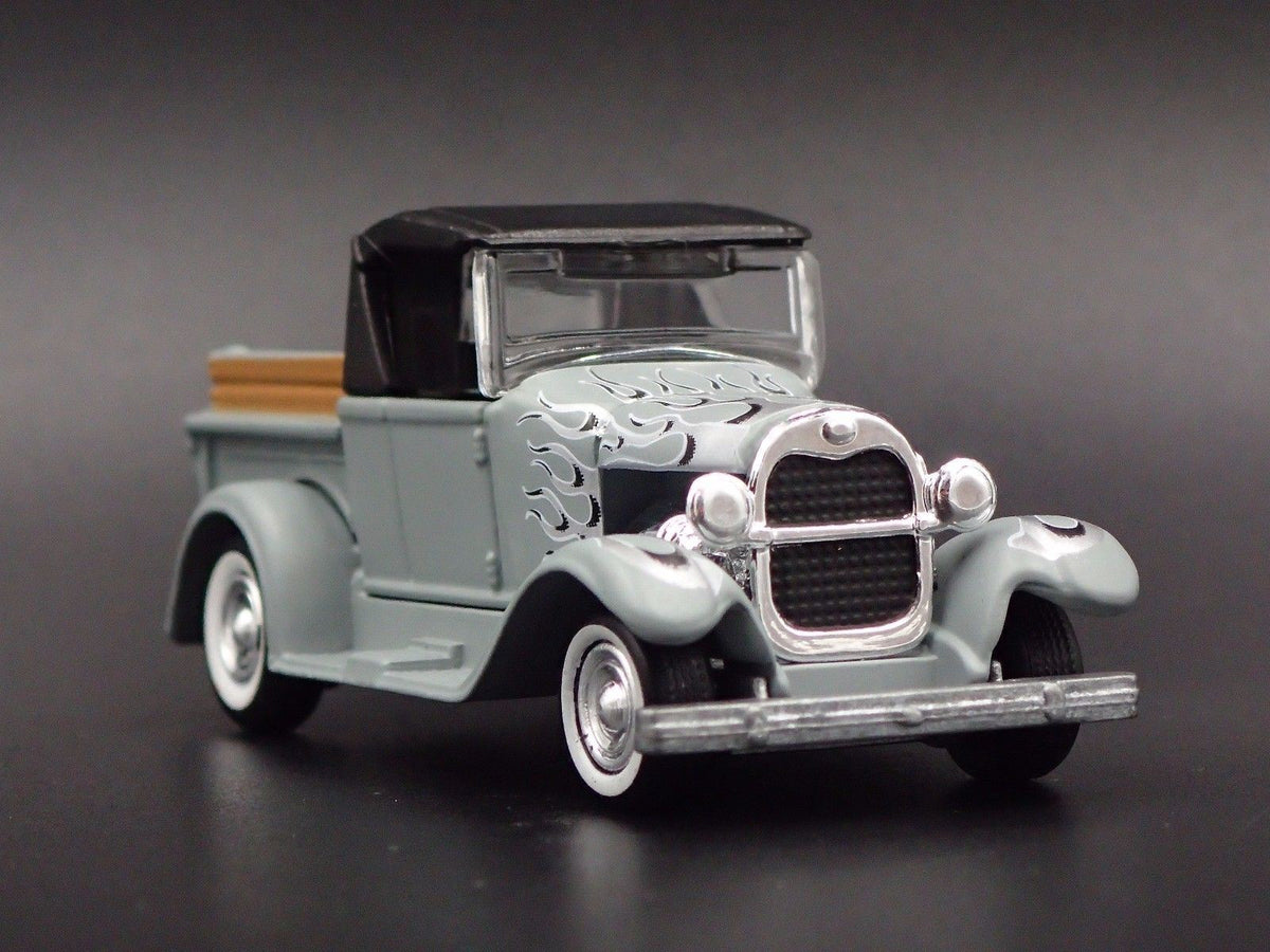 1929 FORD MODEL A PICKUP TRUCK RARE 1:64 COLLECTIBLE DIORAMA DIECAST MODEL CAR-Burning Rubber Toy Company