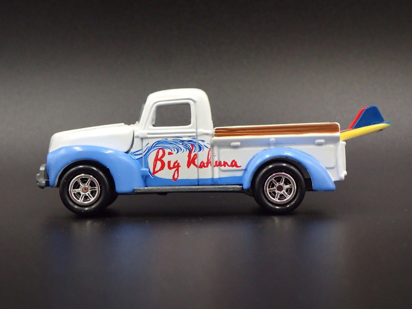 1940 40 FORD PICKUP TRUCK SURFING RARE 1:64 SCALE DIORAMA DIECAST MODEL CAR