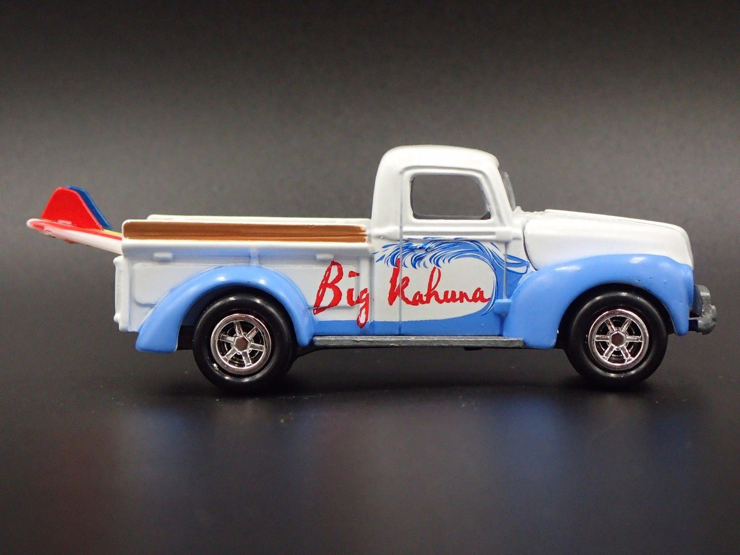 1940 40 FORD PICKUP TRUCK SURFING RARE 1:64 SCALE DIORAMA DIECAST MODEL CAR