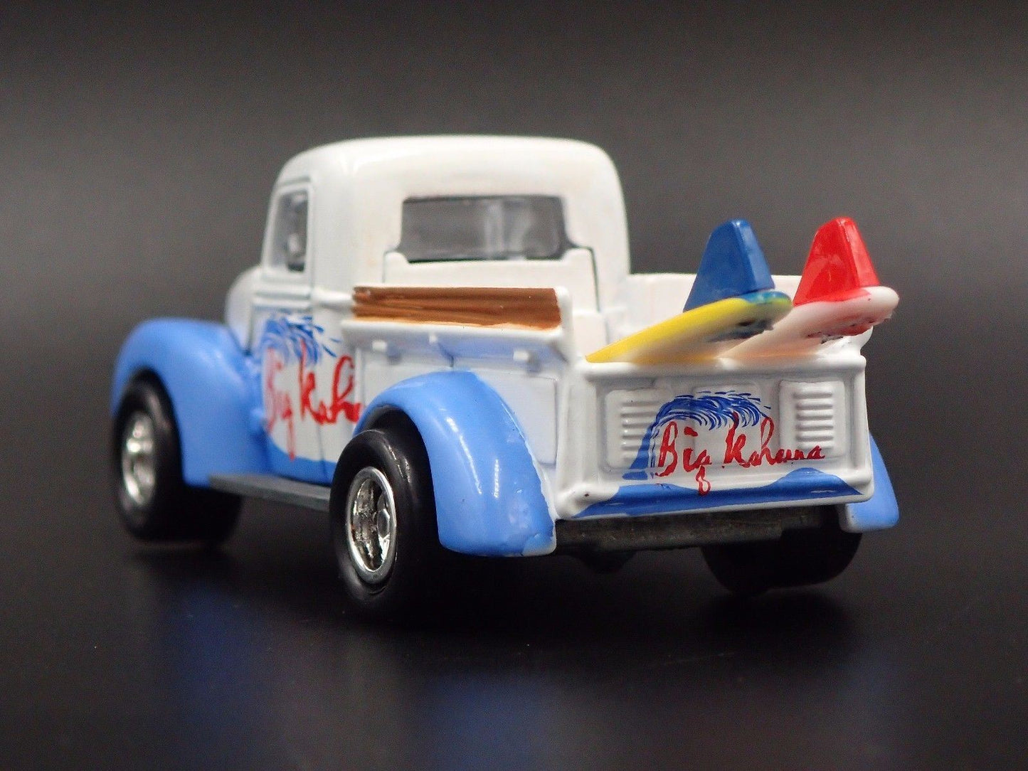 1940 40 FORD PICKUP TRUCK SURFING RARE 1:64 SCALE DIORAMA DIECAST MODEL CAR