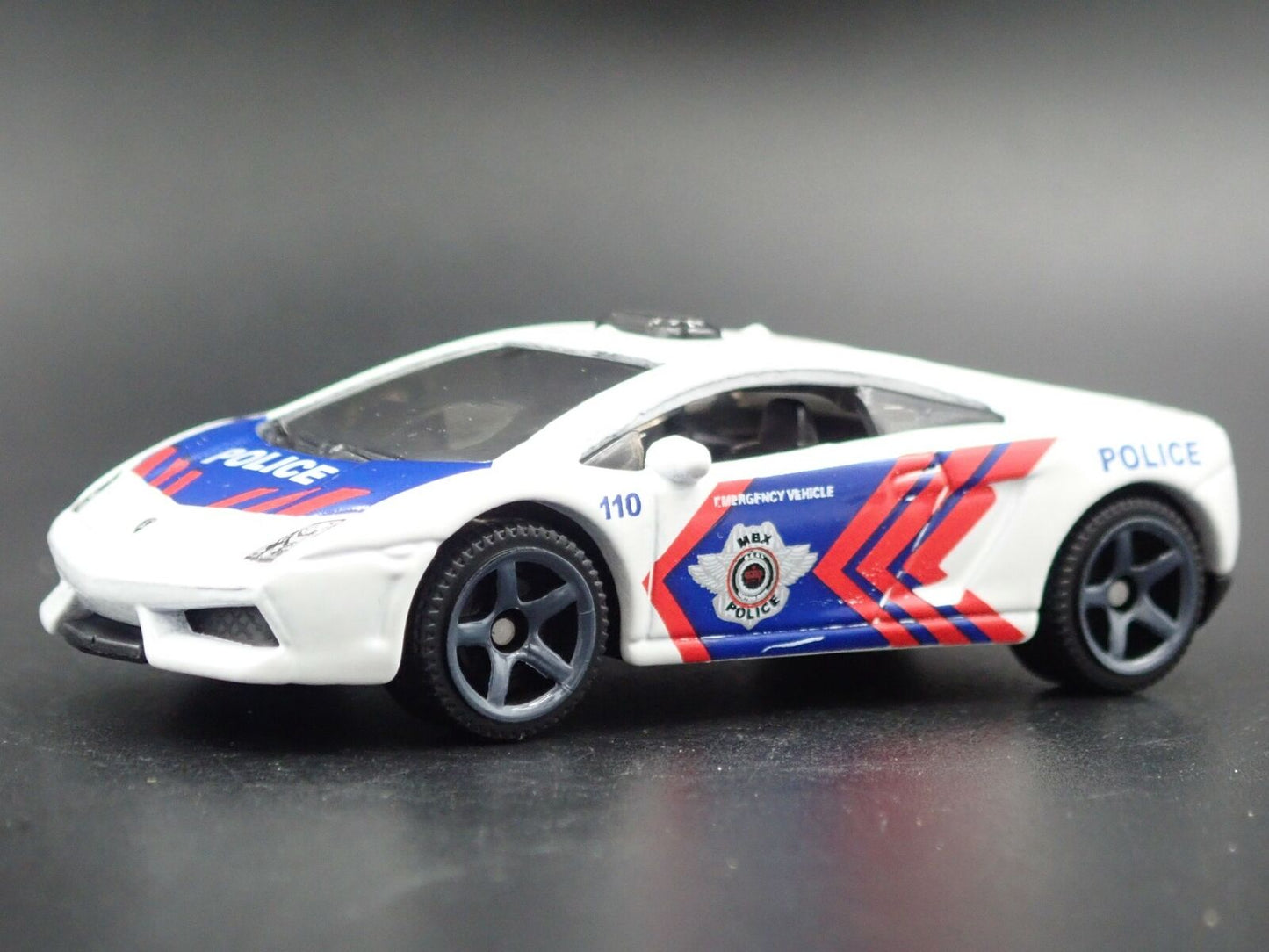 2008-2013 LAMBORGHINI GALLARDO POLICE CAR SUPERCAR 1/64 SCALE DIECAST MODEL CAR