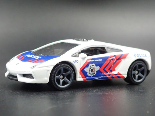 2008-2013 LAMBORGHINI GALLARDO POLICE CAR SUPERCAR 1/64 SCALE DIECAST MODEL CAR