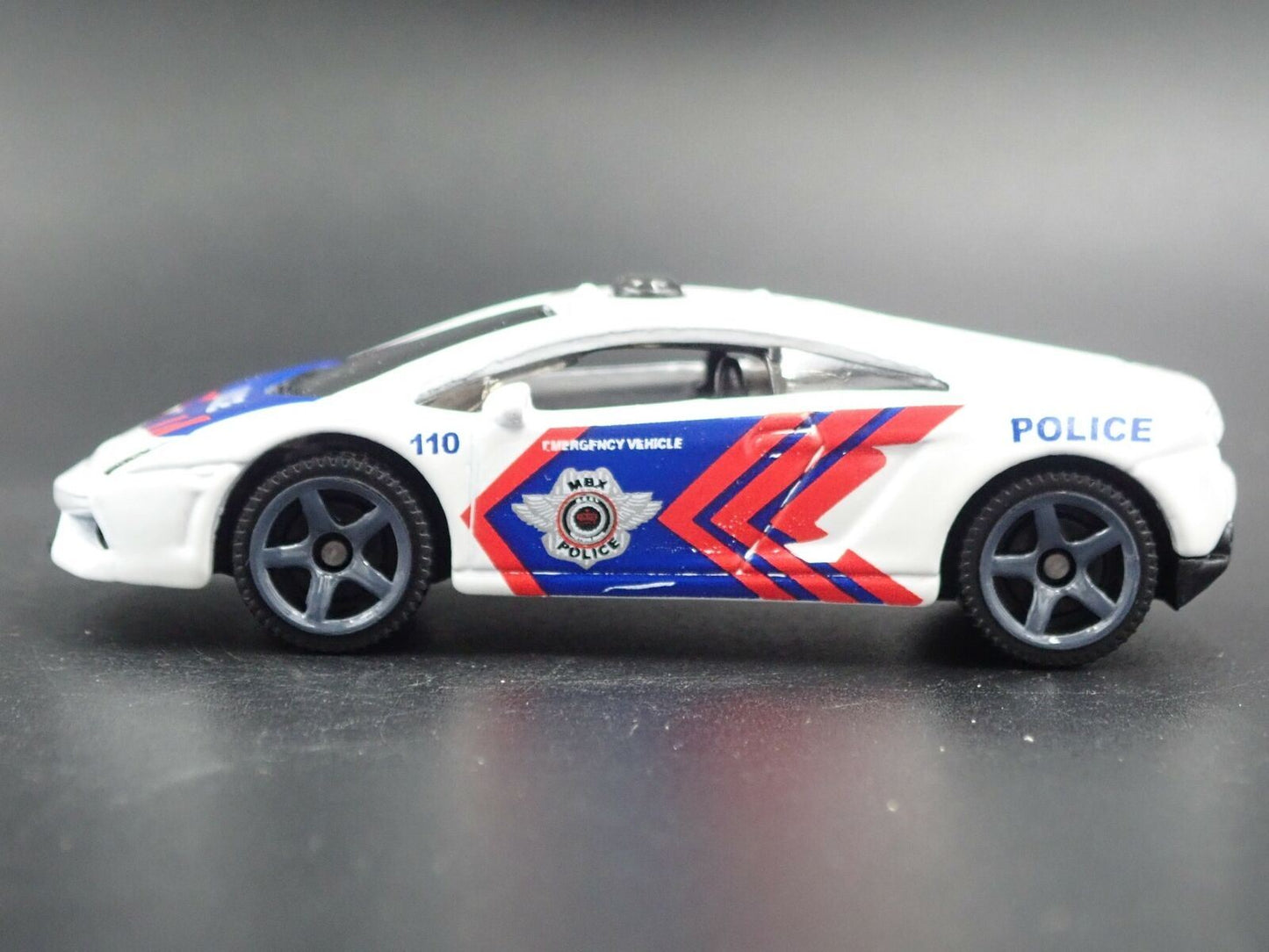 2008-2013 LAMBORGHINI GALLARDO POLICE CAR SUPERCAR 1/64 SCALE DIECAST MODEL CAR