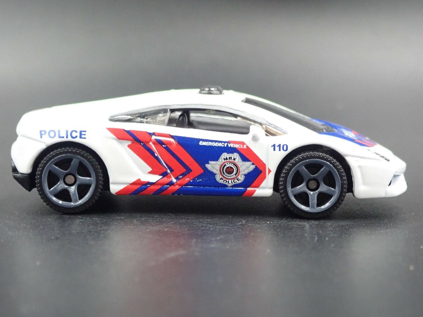 2008-2013 LAMBORGHINI GALLARDO POLICE CAR SUPERCAR 1/64 SCALE DIECAST MODEL CAR