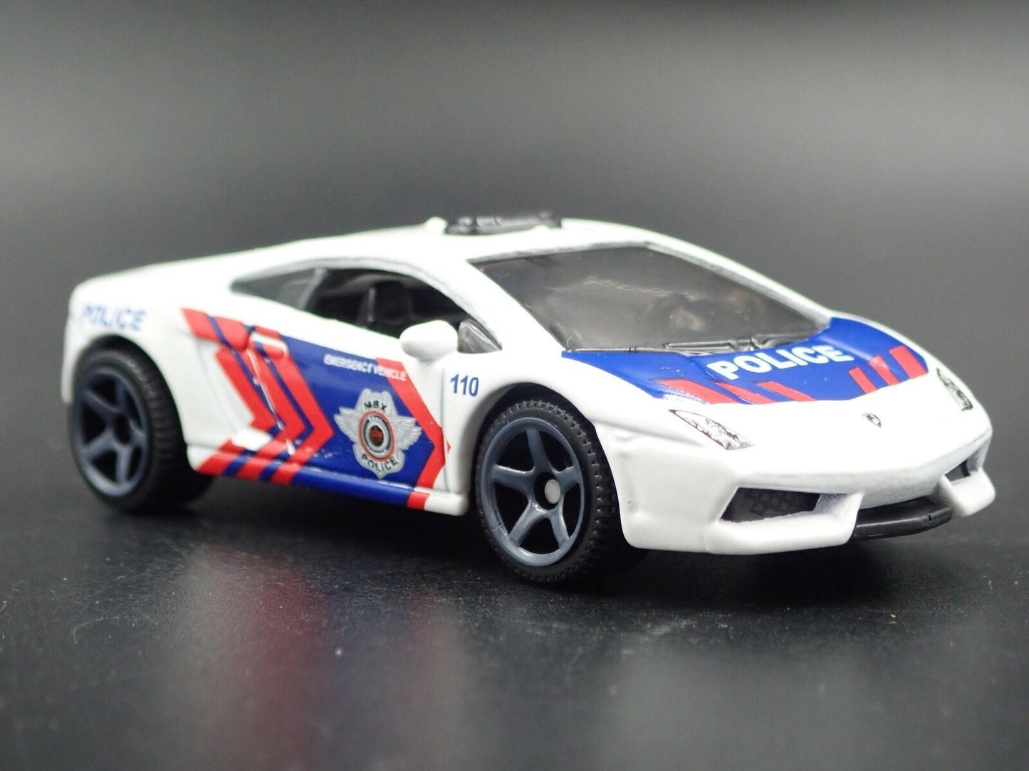 2008-2013 LAMBORGHINI GALLARDO POLICE CAR SUPERCAR 1/64 SCALE DIECAST MODEL CAR