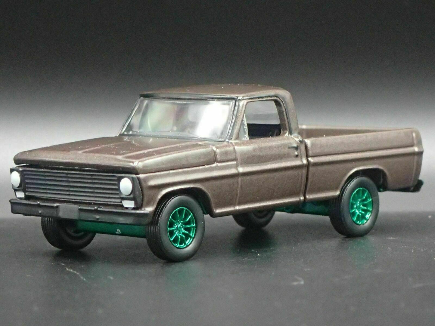 1970 70 FORD F100 SHORT BED PICKUP TRUCK CHASE GREEN MACHINE 1/64 DIECAST CAR