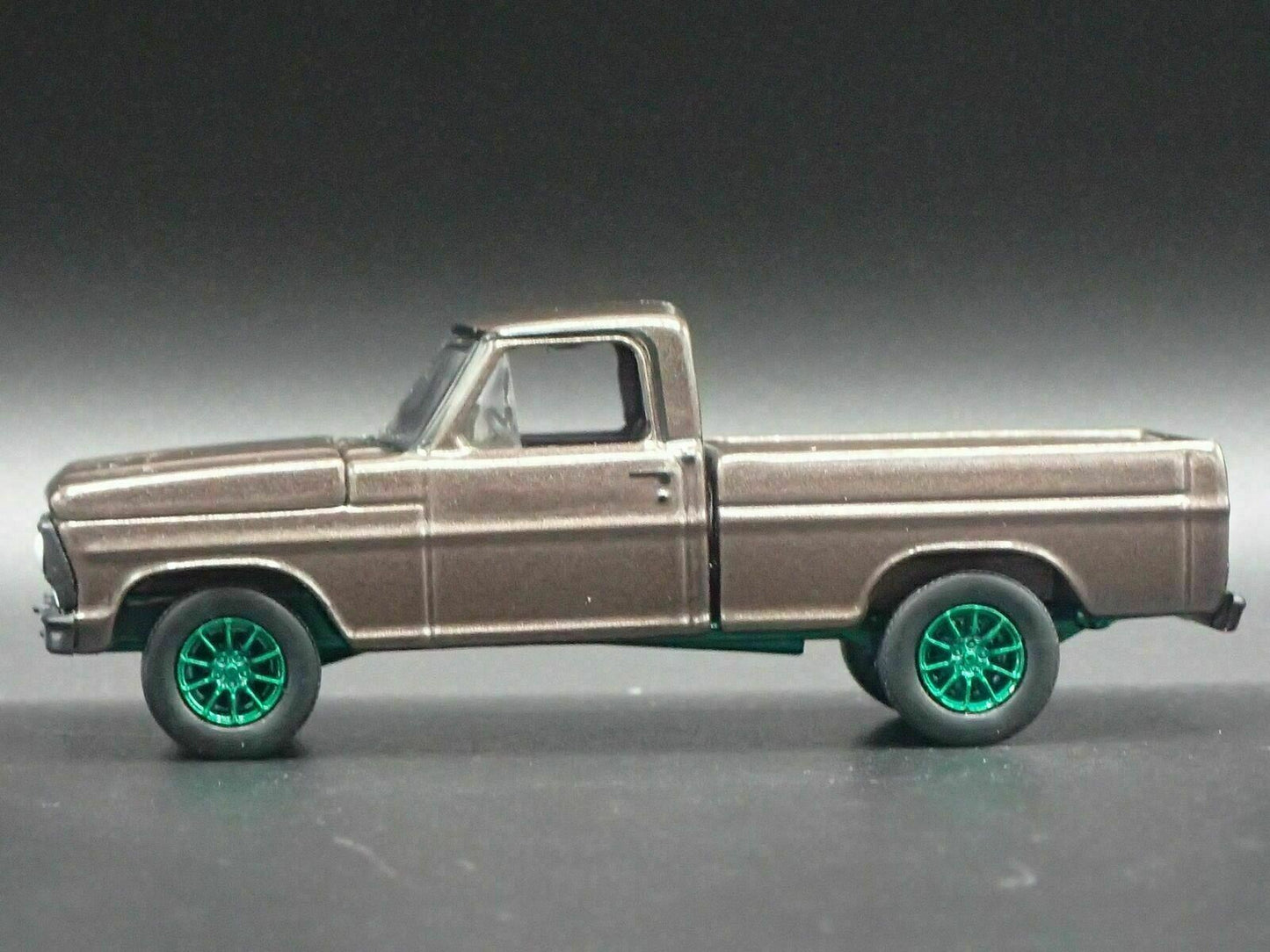 1970 70 FORD F100 SHORT BED PICKUP TRUCK CHASE GREEN MACHINE 1/64 DIECAST CAR