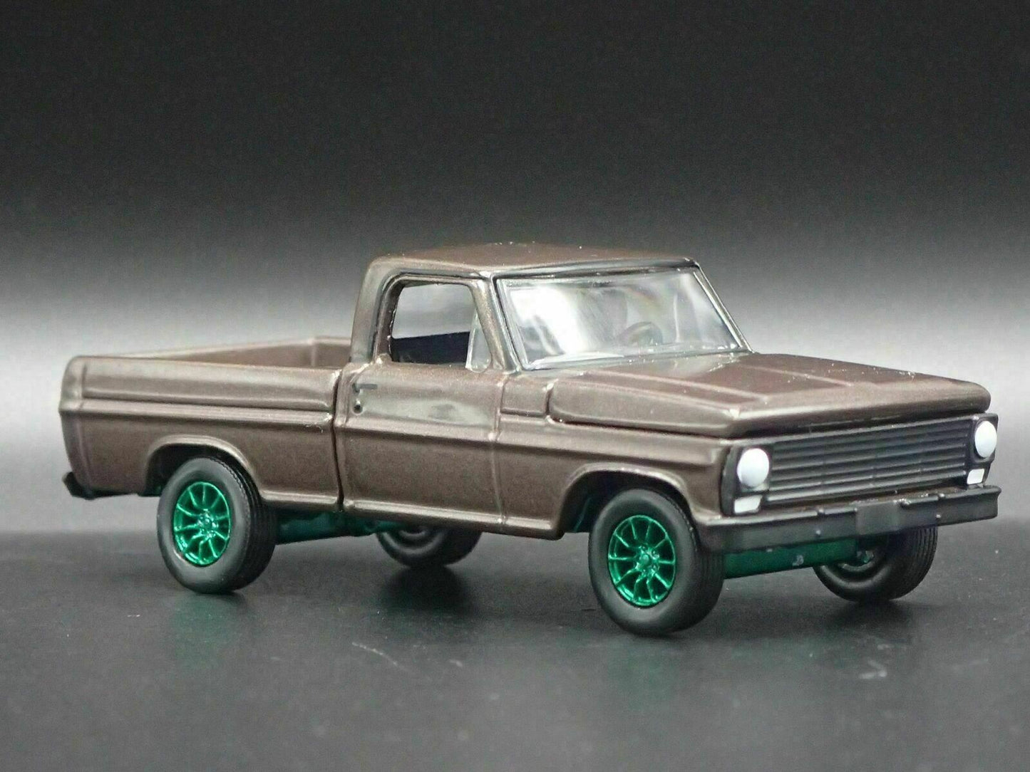 1970 70 FORD F100 SHORT BED PICKUP TRUCK CHASE GREEN MACHINE 1/64 DIECAST CAR