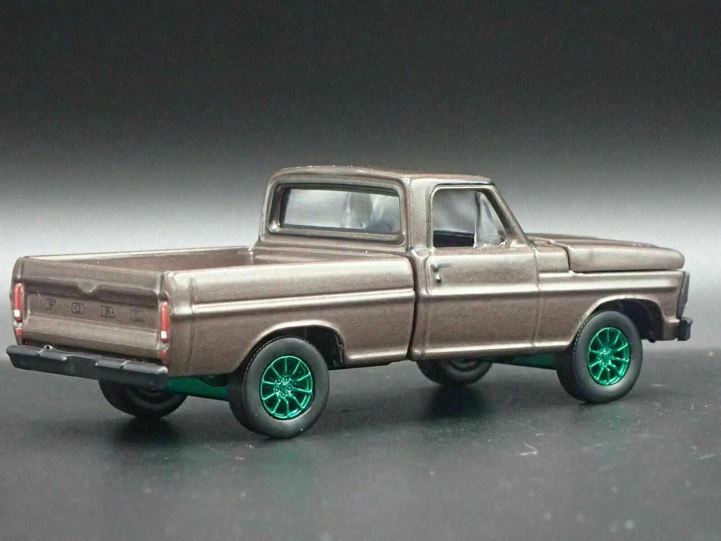 1970 70 FORD F100 SHORT BED PICKUP TRUCK CHASE GREEN MACHINE 1/64 DIECAST CAR