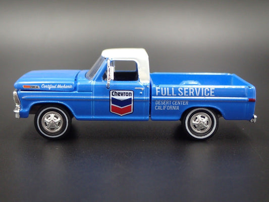 1972 72 FORD F100 SHORT BED PICKUP TRUCK CHEVRON 1/64 SCALE DIECAST MODEL CAR