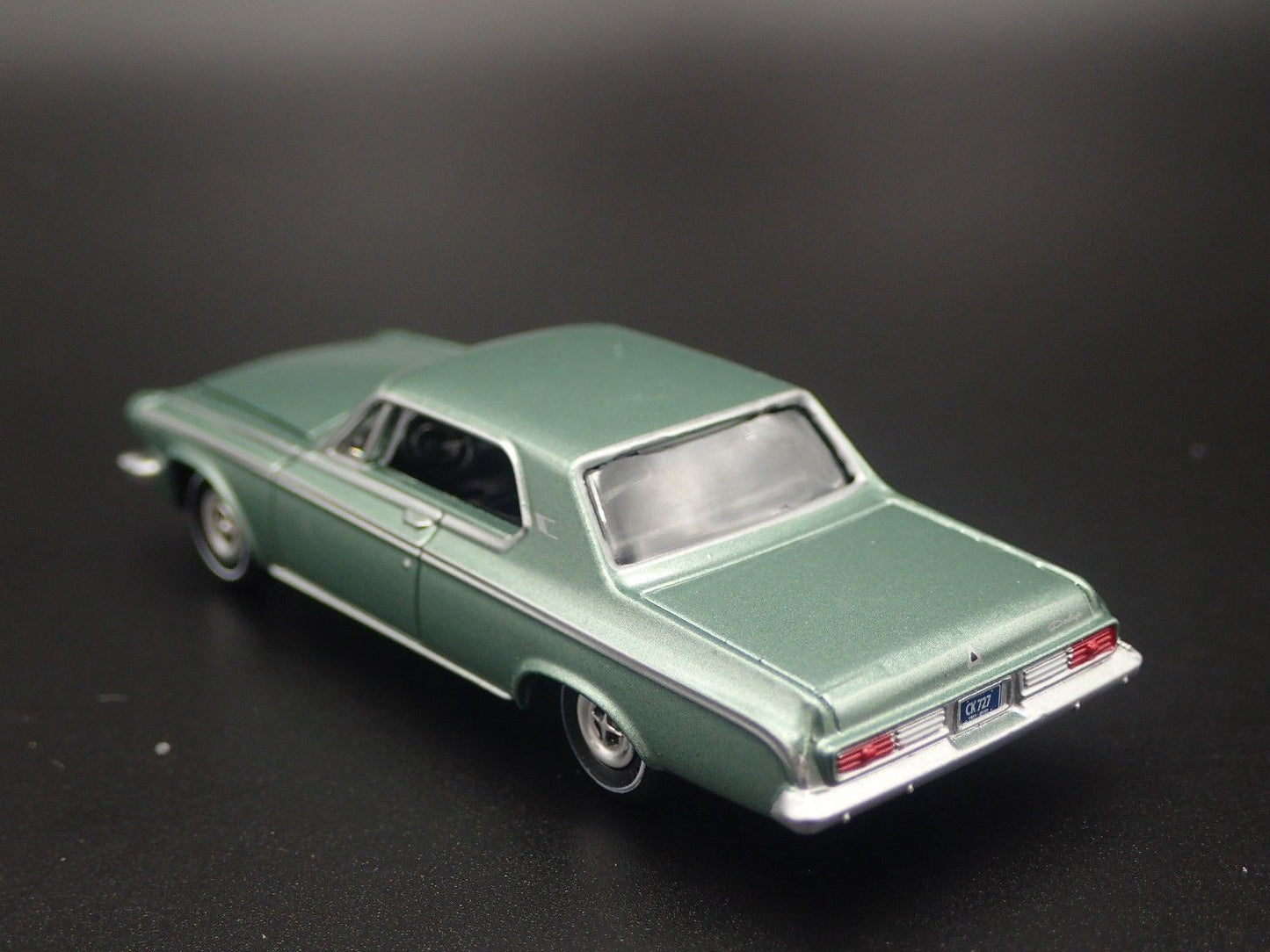 1963 63 DODGE POLARA GREEN RARE 1/64 SCALE COLLECTIBLE DIORAMA DIECAST MODEL CAR