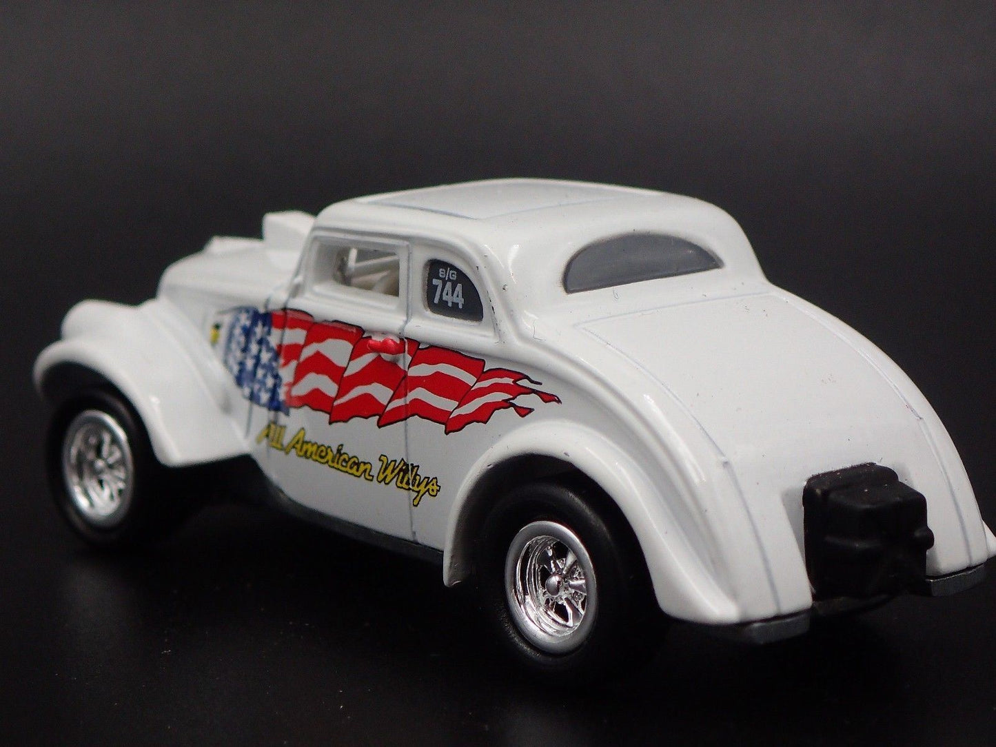 1933 33 WILLYS GASSERS ALL AMERICAN WILLYS WHITE 1/64 SCALE DIECAST MODEL CAR