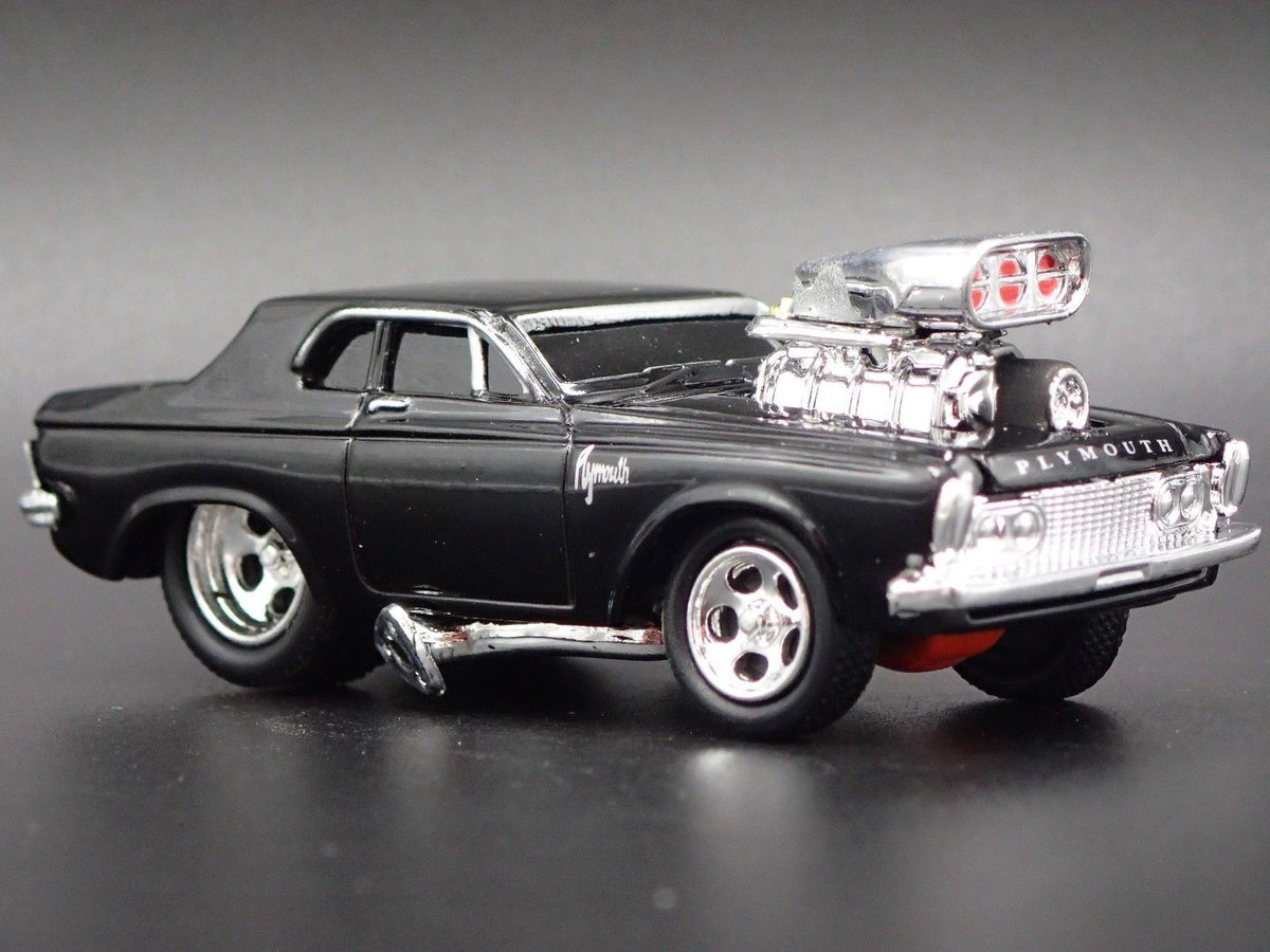 1963 Plymouth SAVOY RARE 1/64 LIMITED EDITION DIECAST COLLECTIBLE Model CAR-Burning Rubber Toy Company