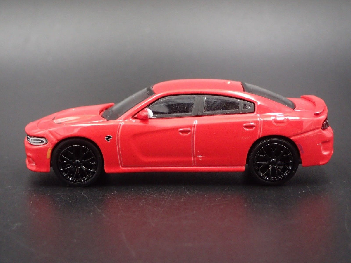 2016 DODGE CHARGER SRT HELLCAT RED 1/64 SCALE COLLECTIBLE DIECAST MODEL CAR