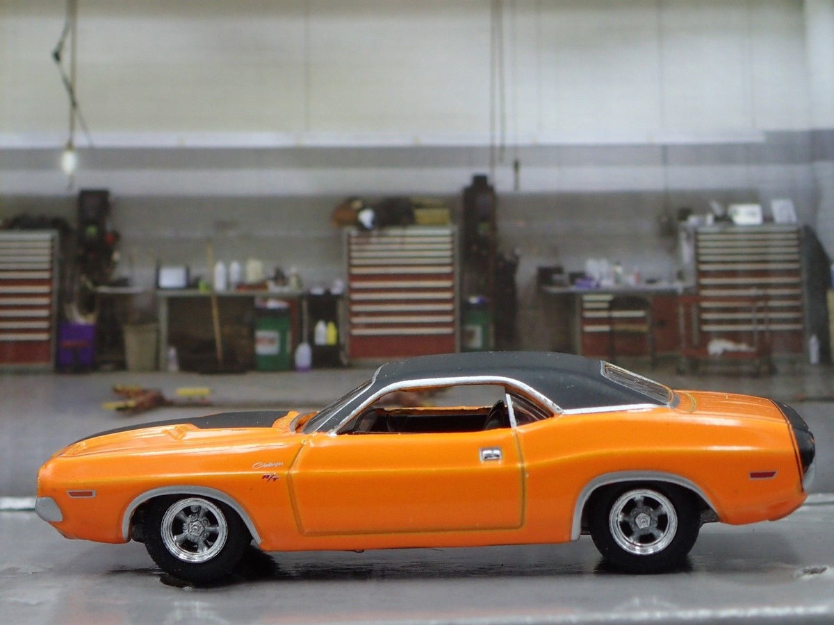 1970 70 DODGE CHALLENGER RT RARE 1:64 SCALE COLLECTIBLE DIECAST MODEL CAR-Burning Rubber Toy Company