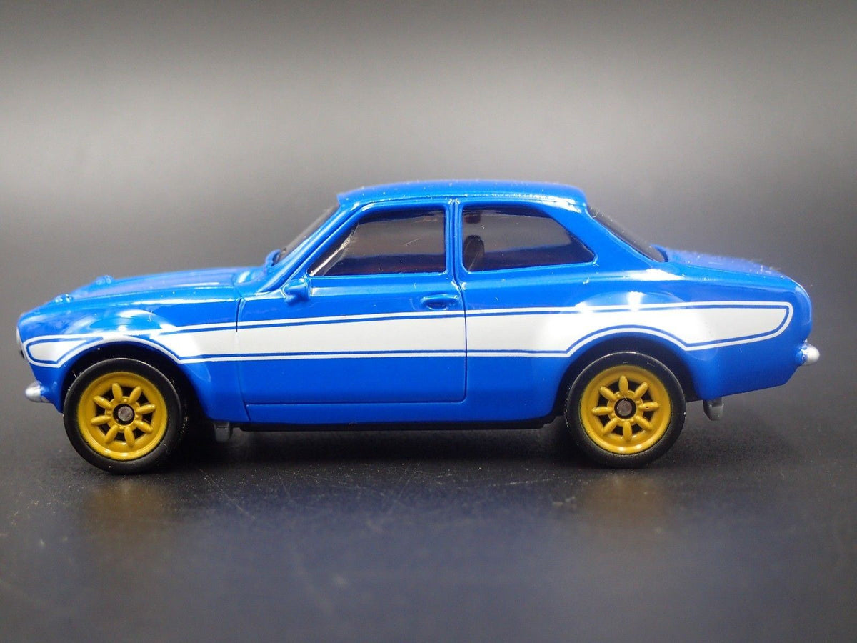 1970 70 FORD ESCORT RS1600 MK1 FAST & FURIOUS 6 1:55 SCALE DIECAST MODEL CAR-Burning Rubber Toy Company