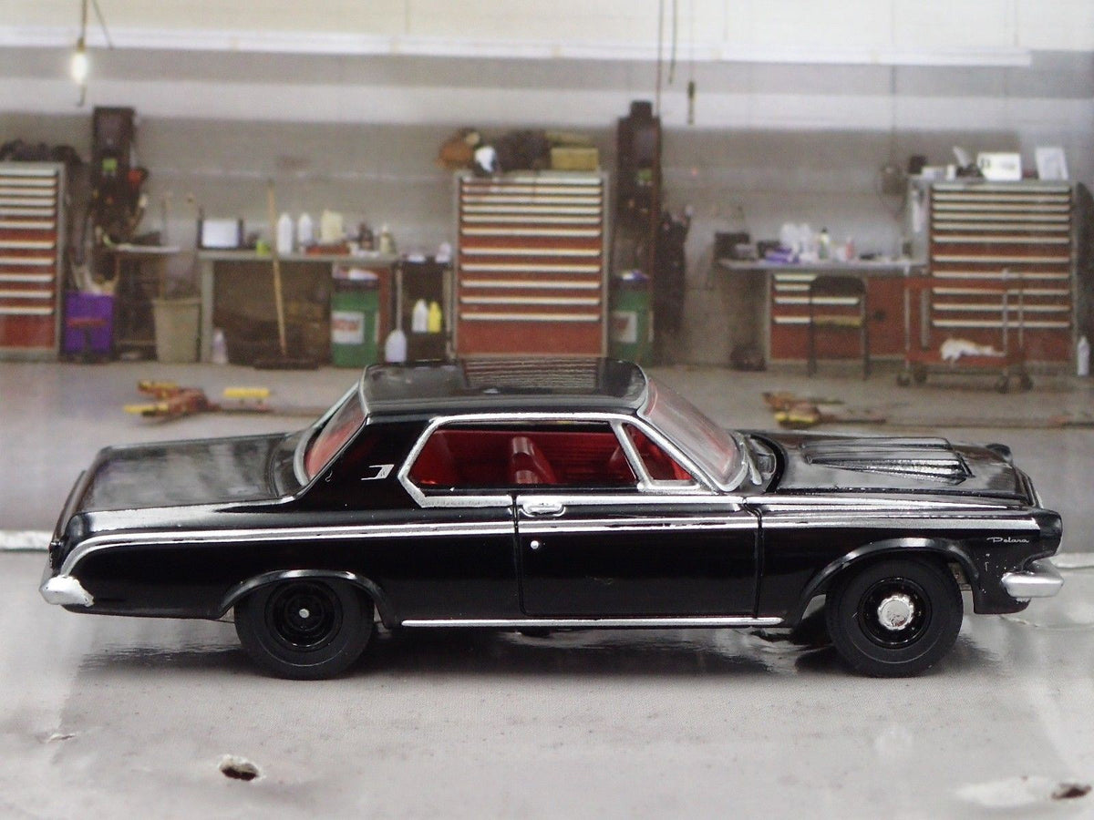 1963 DODGE POLARA MAX WEDGE 426 RARE 1/64 SCALE COLLECTIBLE DIECAST MODEL CAR-Burning Rubber Toy Company