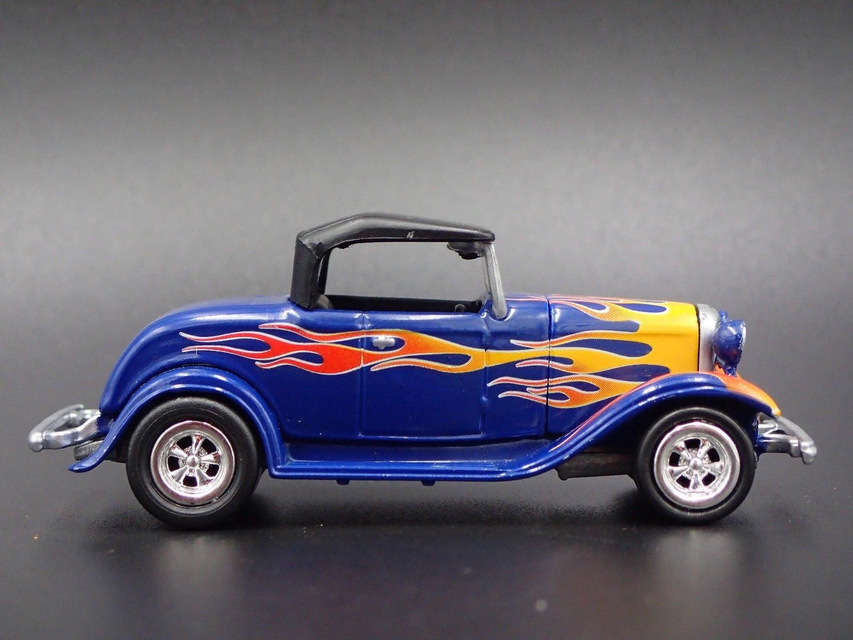 1932 32 FORD HIBOY COUPE HOT ROD RARE 1/64 SCALE COLLECTIBLE DIECAST MODEL CAR-Burning Rubber Toy Company