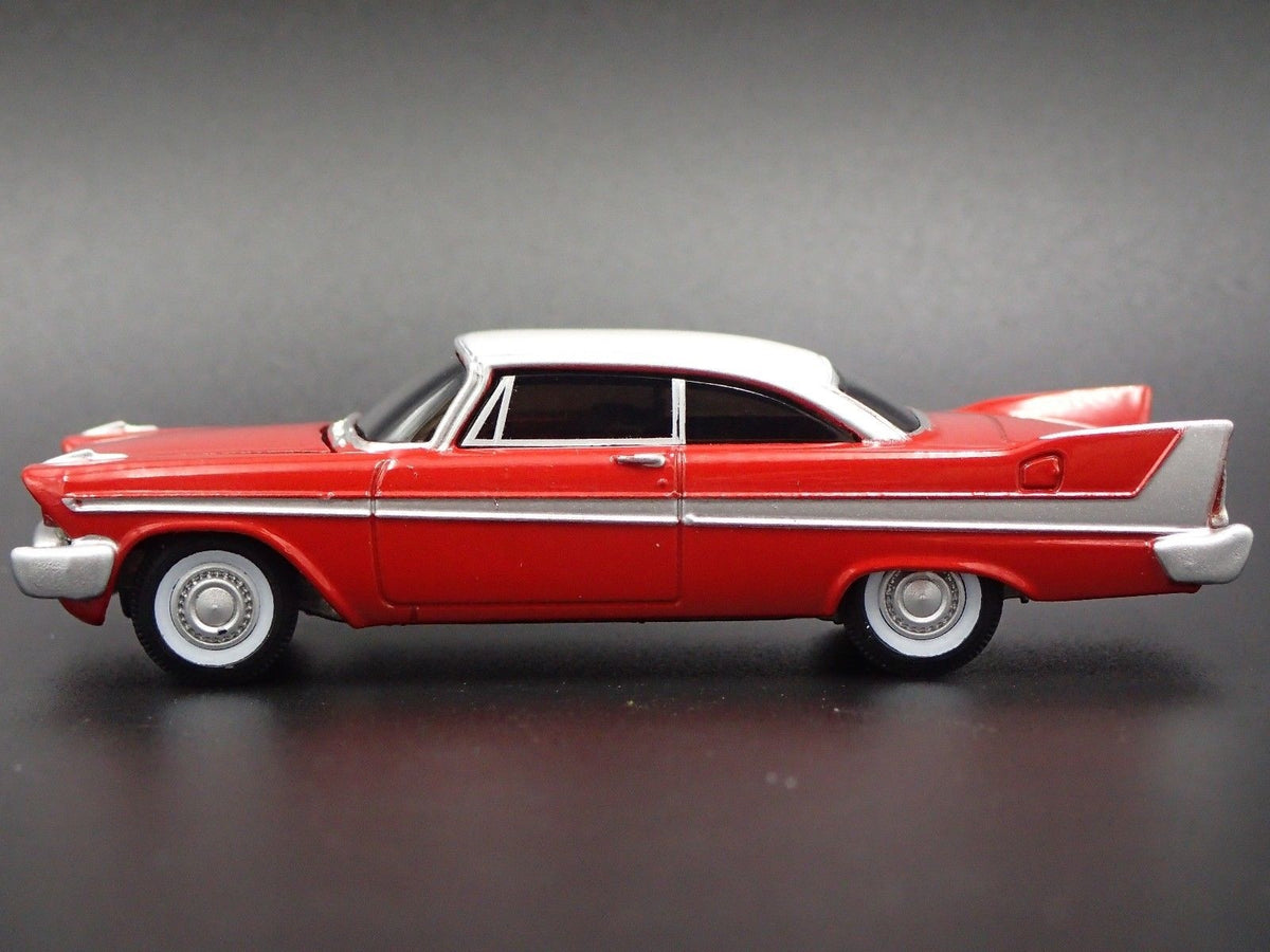 CHRISTINE 1958 58 PLYMOUTH FURY RED 1/64 SCALE COLLECTIBLE DIECAST MODEL CAR