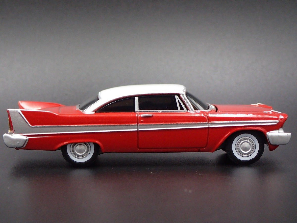 CHRISTINE 1958 58 PLYMOUTH FURY RARE 1/64 SCALE COLLECTIBLE DIECAST MODEL CAR-Burning Rubber Toy Company
