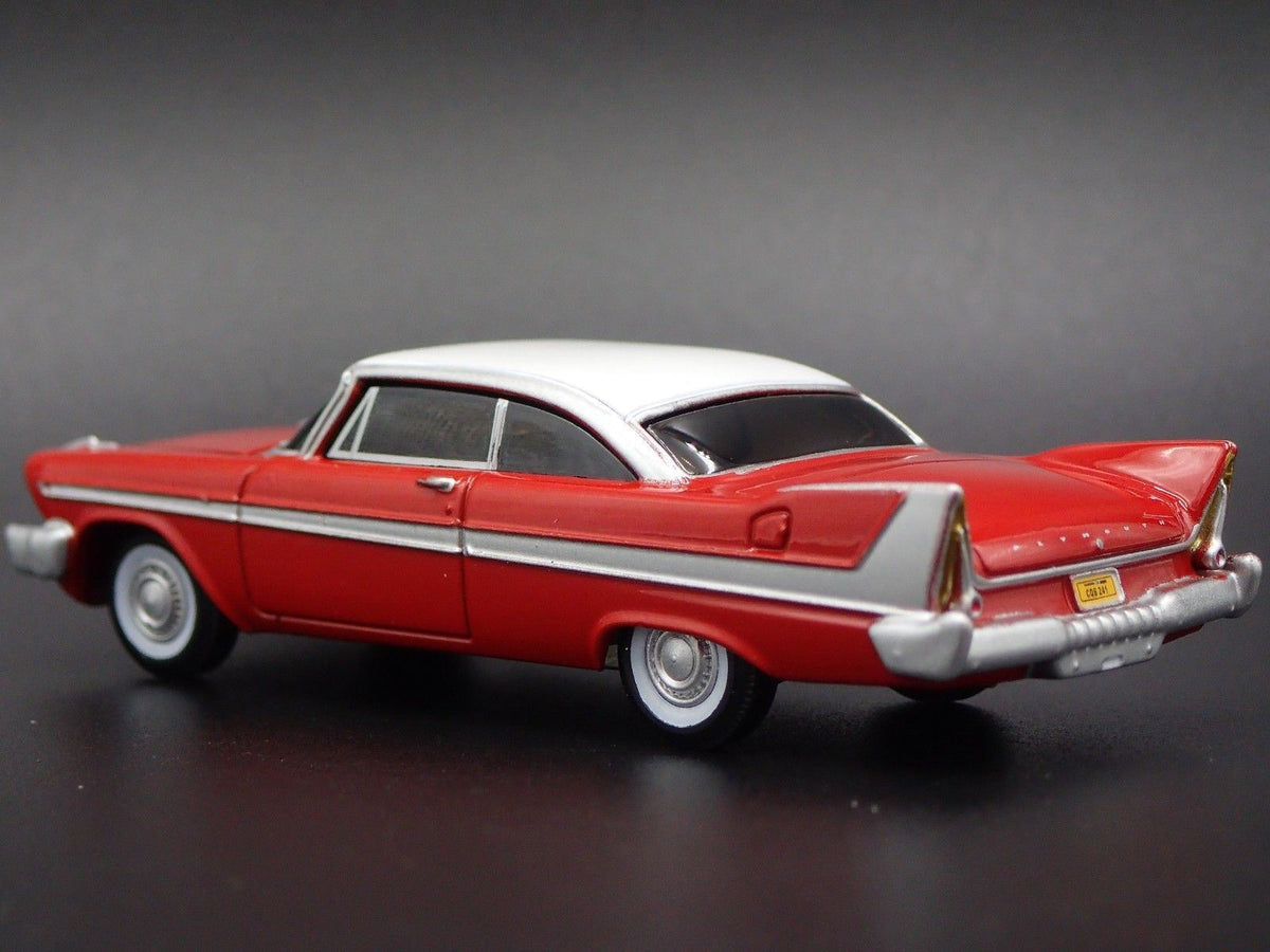 CHRISTINE 1958 58 PLYMOUTH FURY RARE 1/64 SCALE COLLECTIBLE DIECAST MODEL CAR-Burning Rubber Toy Company