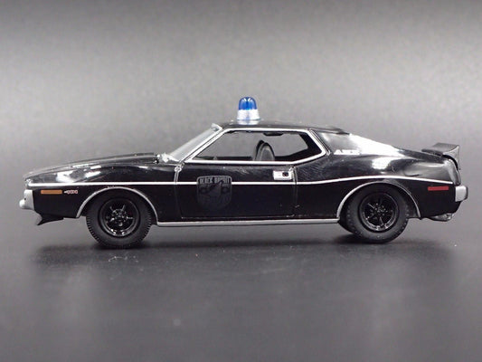 1971 71 AMC JAVELIN AMX POLICE CAR RARE 1:64 SCALE COLLECTIBLE DIECAST MODEL CAR