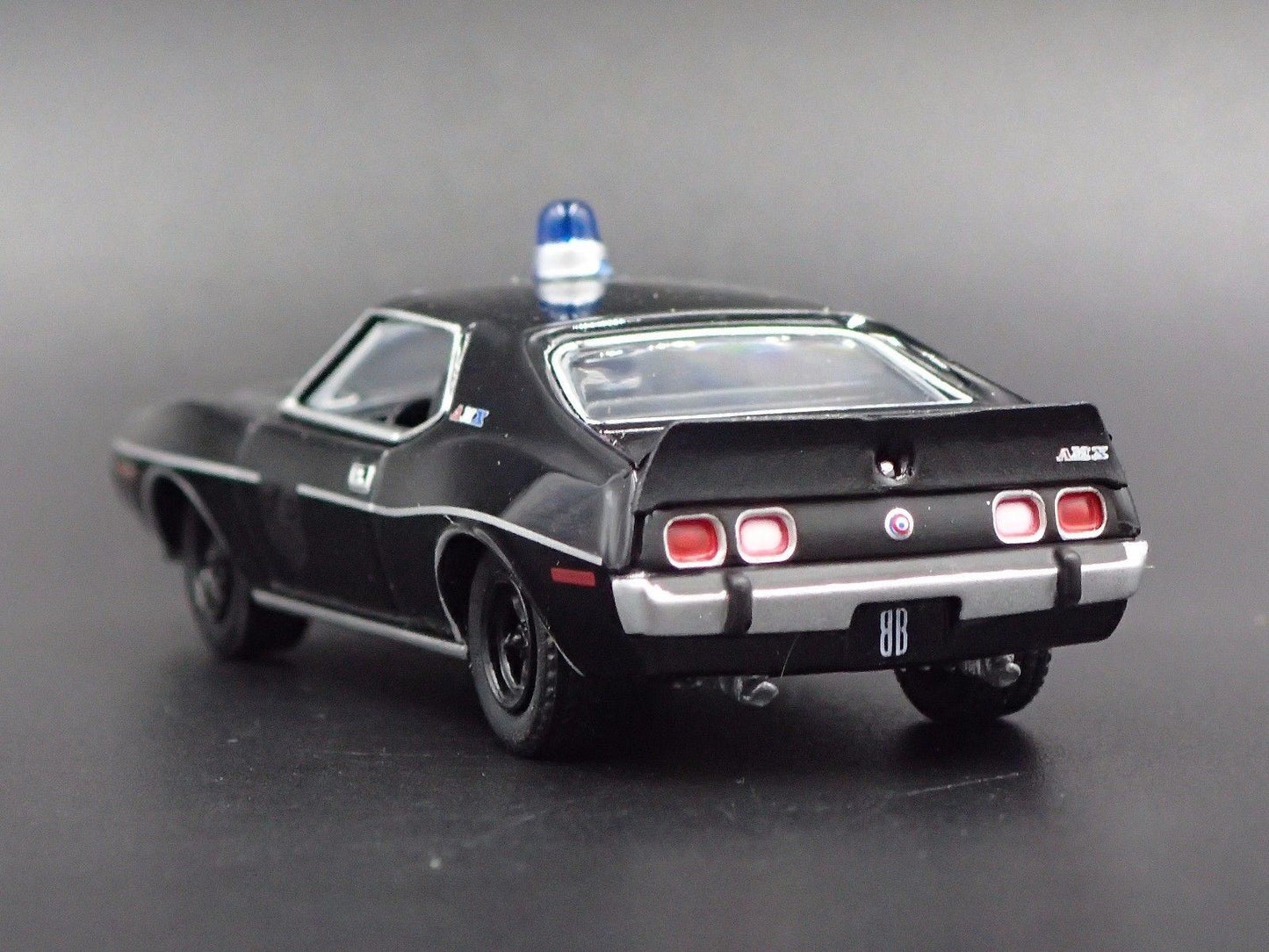 1971 71 AMC JAVELIN AMX POLICE CAR RARE 1:64 SCALE COLLECTIBLE DIECAST MODEL CAR