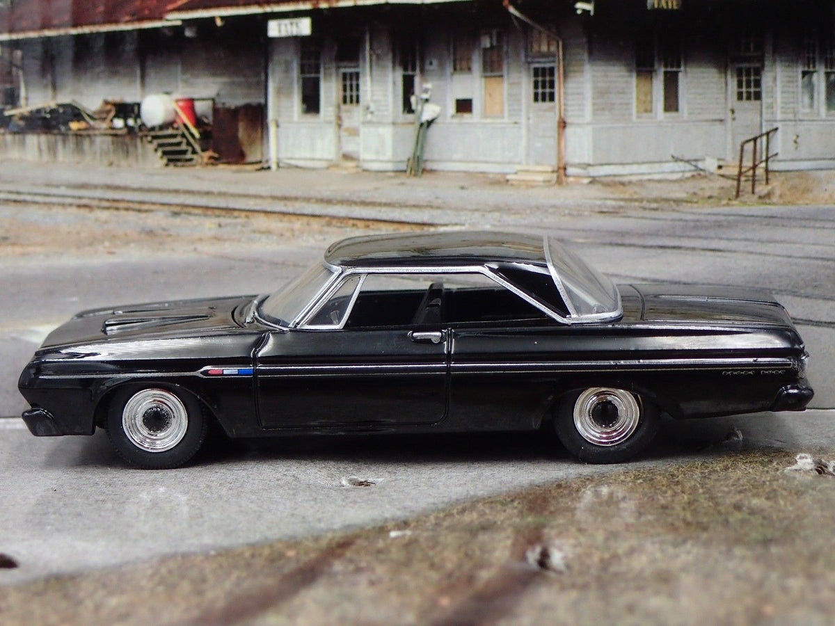 1964 64 PLYMOUTH SPORT FURY RARE 1/64 LIMITED EDITION COLLECTIBLE DIORAMA MODEL-Burning Rubber Toy Company