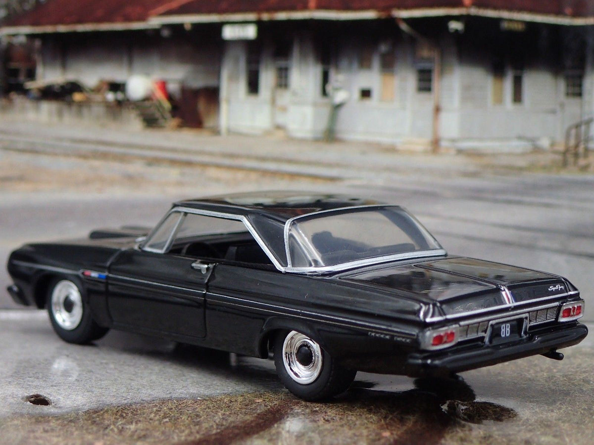 1964 64 PLYMOUTH SPORT FURY RARE 1/64 LIMITED EDITION COLLECTIBLE DIORAMA MODEL-Burning Rubber Toy Company