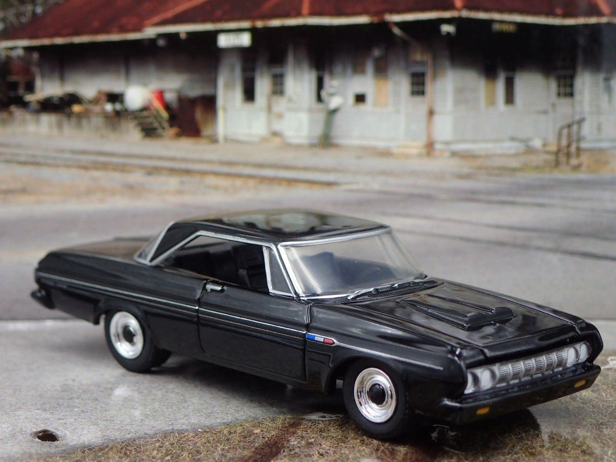 1964 64 PLYMOUTH SPORT FURY RARE 1/64 LIMITED EDITION COLLECTIBLE DIORAMA MODEL-Burning Rubber Toy Company