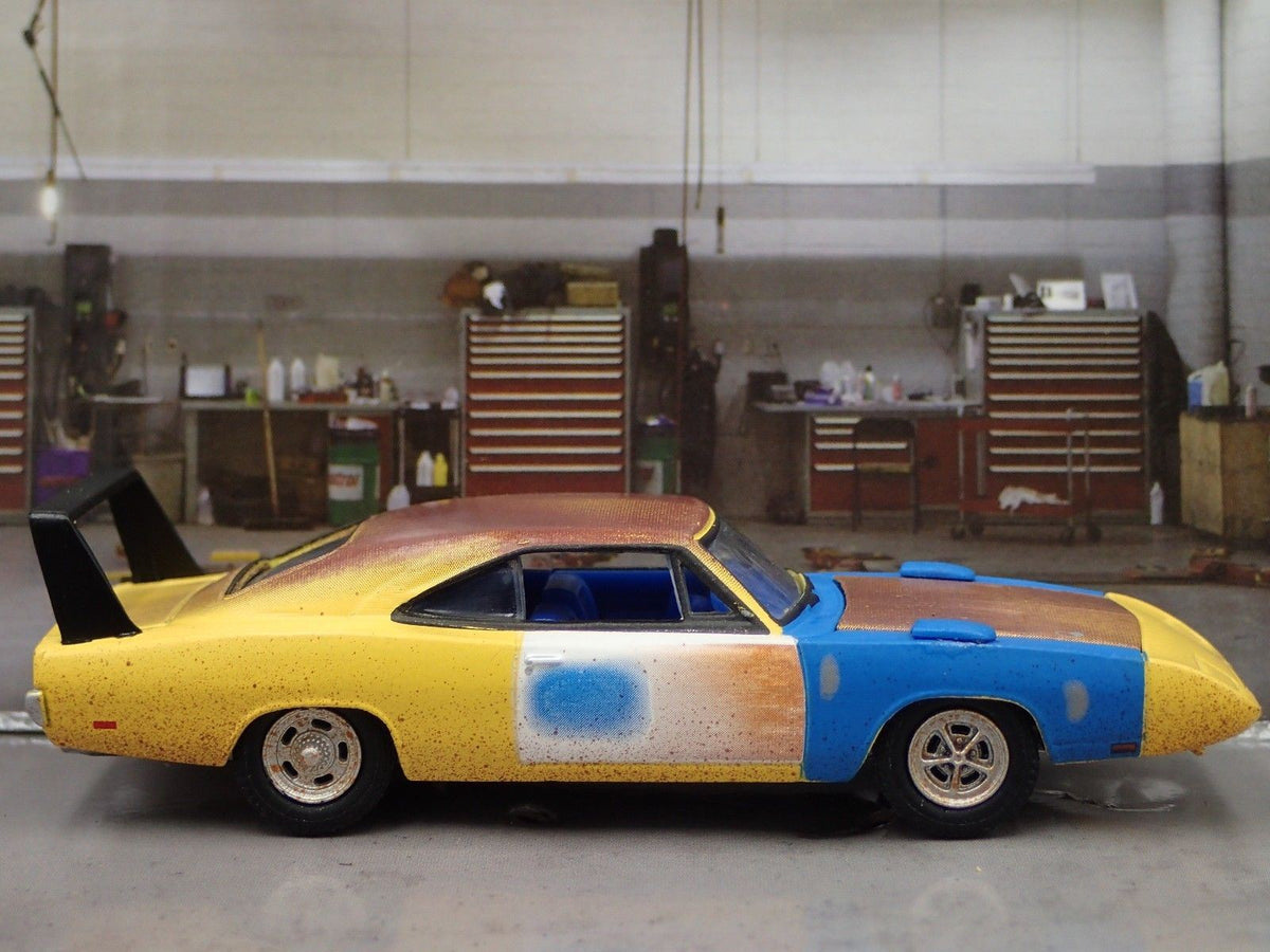 1969 DODGE CHARGER DAYTONA JOE DIRT 1/64 SCALE COLLECTIBLE DIECAST MODEL CAR-Burning Rubber Toy Company