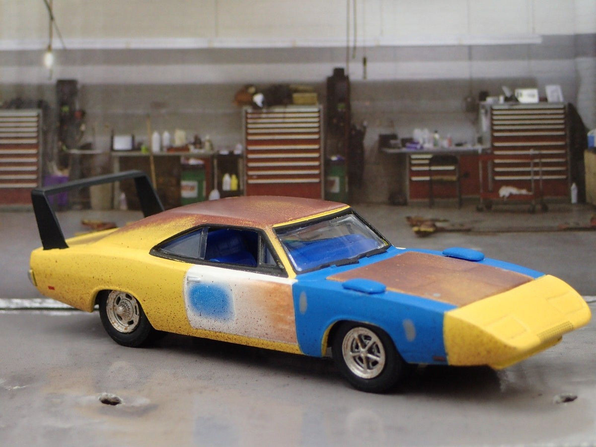 1969 DODGE CHARGER DAYTONA JOE DIRT 1/64 SCALE COLLECTIBLE DIECAST MODEL CAR-Burning Rubber Toy Company
