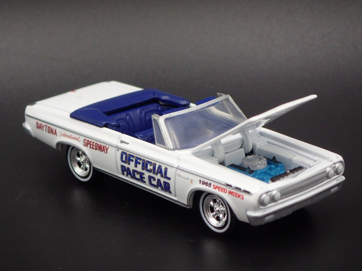 1965 DODGE CORONET DAYTONA 500 PACE CAR RARE 1:64 LIMITED DIECAST MODEL CAR-Burning Rubber Toy Company
