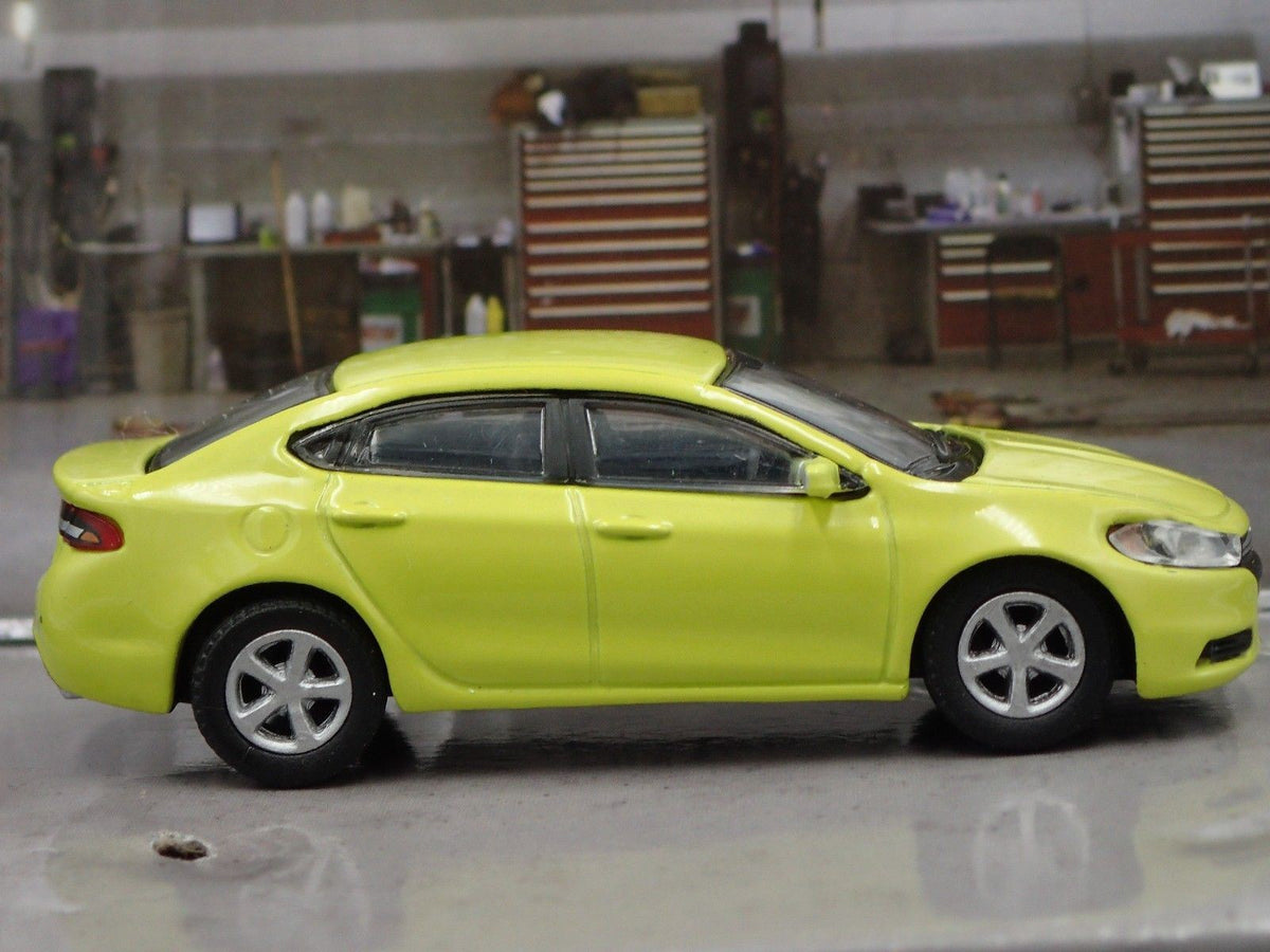 2013-2016 DODGE DART GT RARE 1/64 SCALE COLLECTIBLE DIORAMA DIECAST MODEL CAR-Burning Rubber Toy Company