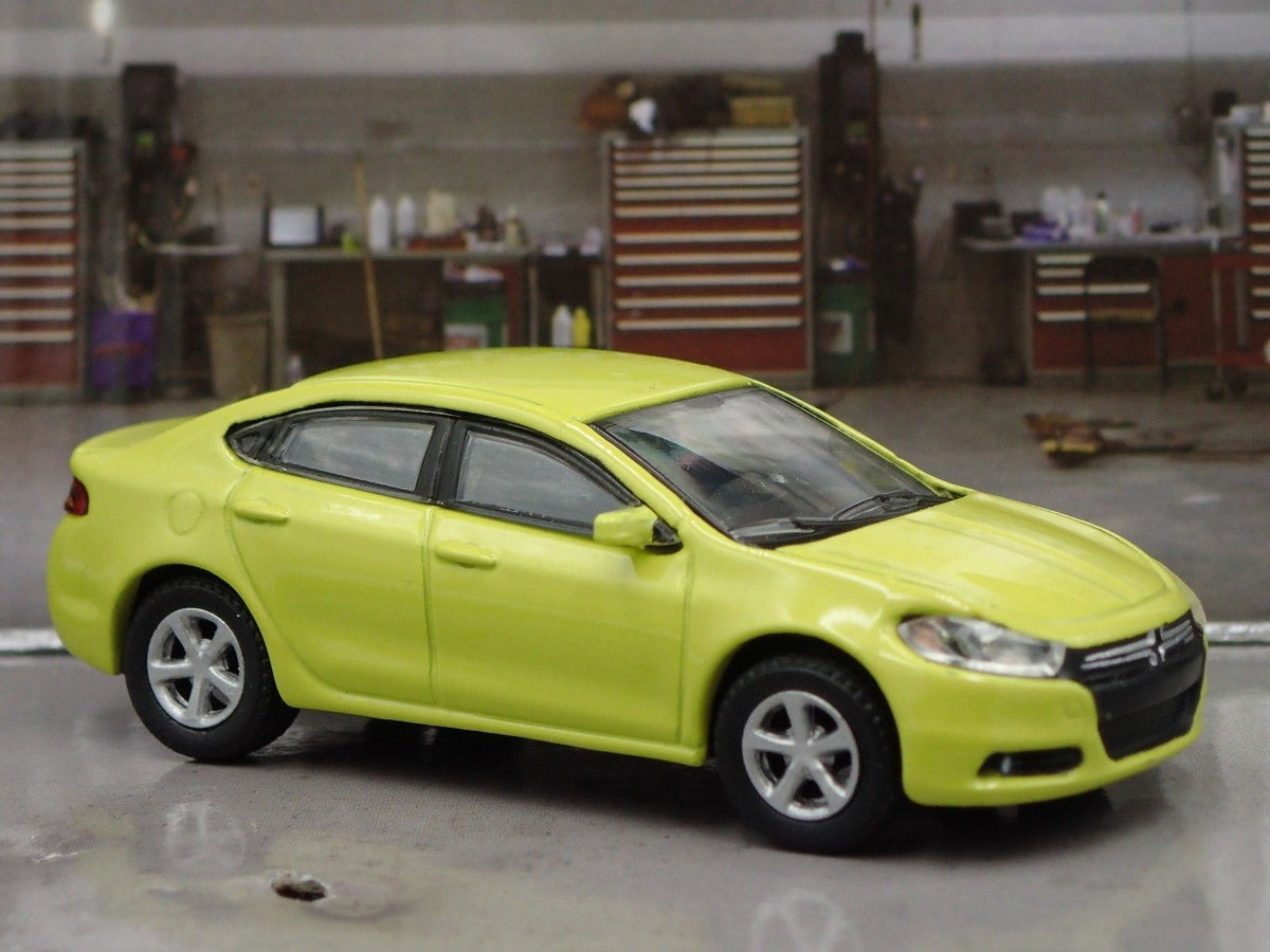 2013-2016 DODGE DART GT RARE 1/64 SCALE COLLECTIBLE DIORAMA DIECAST MODEL CAR-Burning Rubber Toy Company