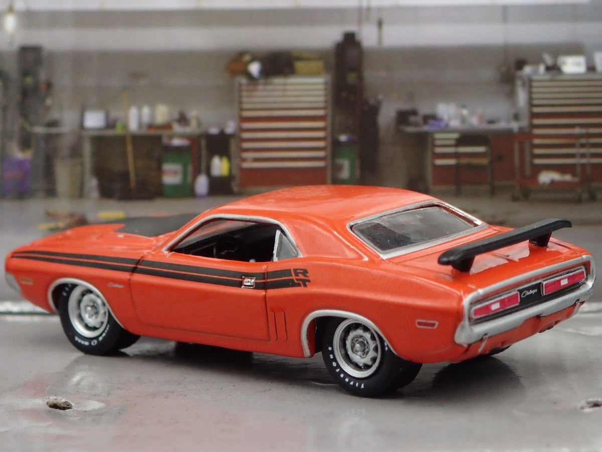 1971 DODGE CHALLENGER R/T RARE 1/64 DIECAST LIMITED EDITION COLLECTIBLE MODEL-Burning Rubber Toy Company