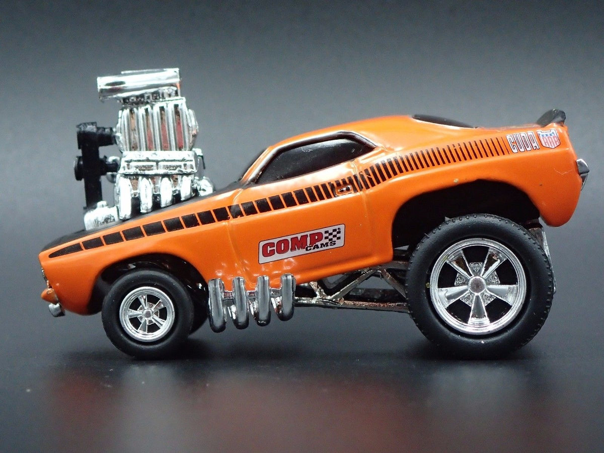 1970 PLYMOUTH AAR CUDA 1:64 SCALE LIMITED COLLECTIBLE DIECAST DIORAMA MODEL CAR-Burning Rubber Toy Company