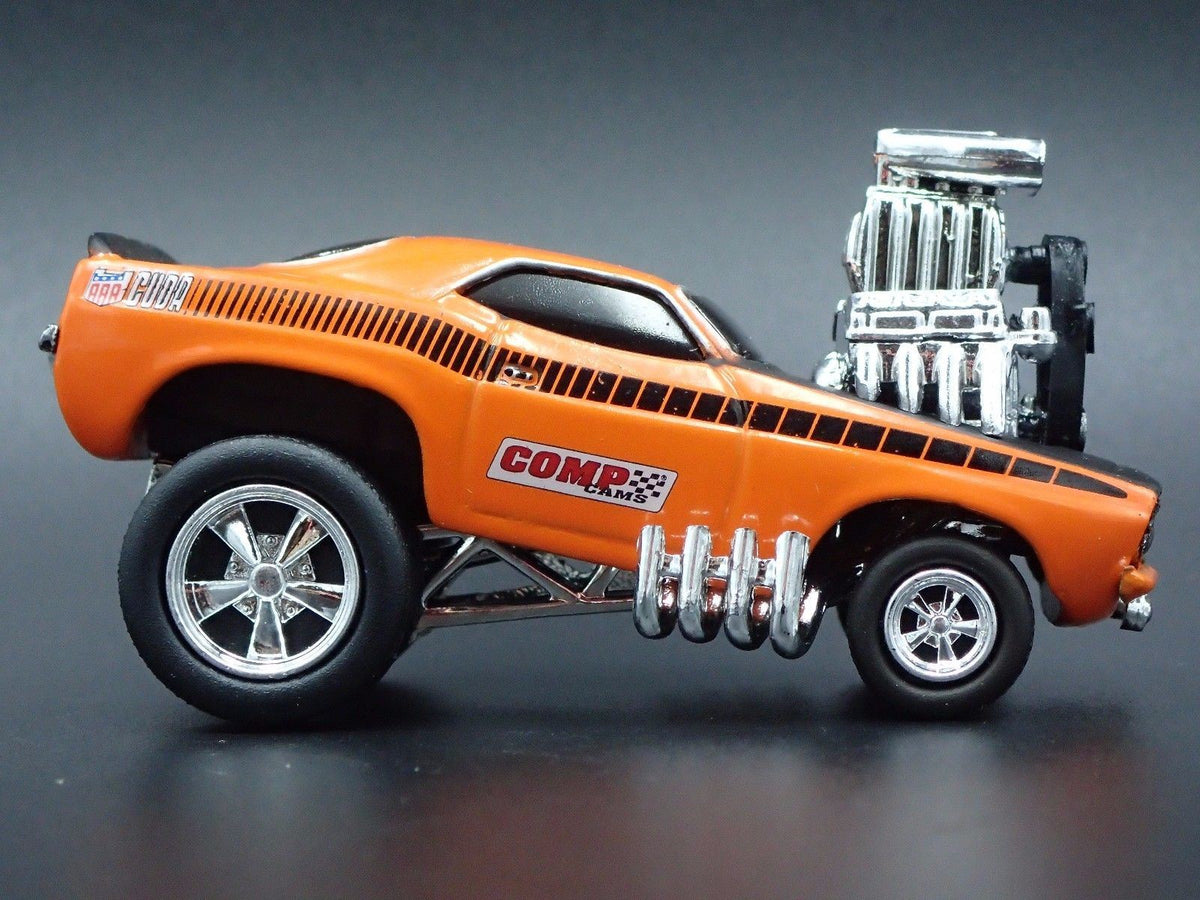 1970 PLYMOUTH AAR CUDA 1:64 SCALE LIMITED COLLECTIBLE DIECAST DIORAMA MODEL CAR-Burning Rubber Toy Company