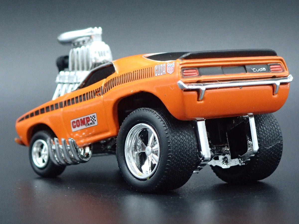 1970 PLYMOUTH AAR CUDA 1:64 SCALE LIMITED COLLECTIBLE DIECAST DIORAMA MODEL CAR-Burning Rubber Toy Company