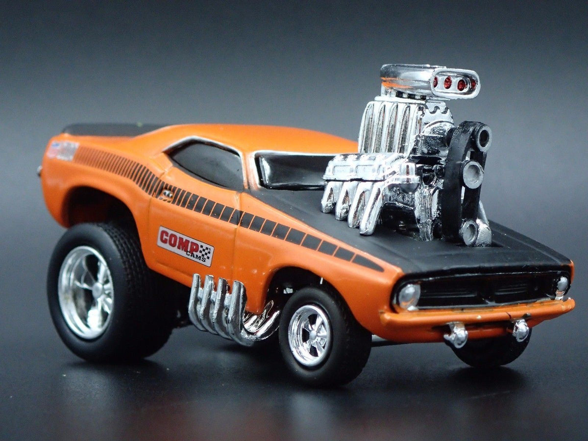 1970 PLYMOUTH AAR CUDA 1:64 SCALE LIMITED COLLECTIBLE DIECAST DIORAMA MODEL CAR-Burning Rubber Toy Company