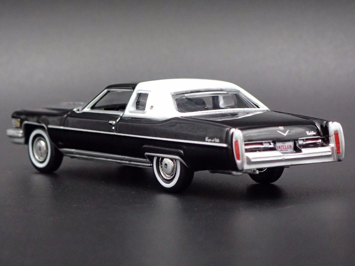 1976 76 CADILLAC COUPE DEVILLE RARE 1:64 SCALE LIMITED DIORAMA DIECAST MODEL CAR-Burning Rubber Toy Company