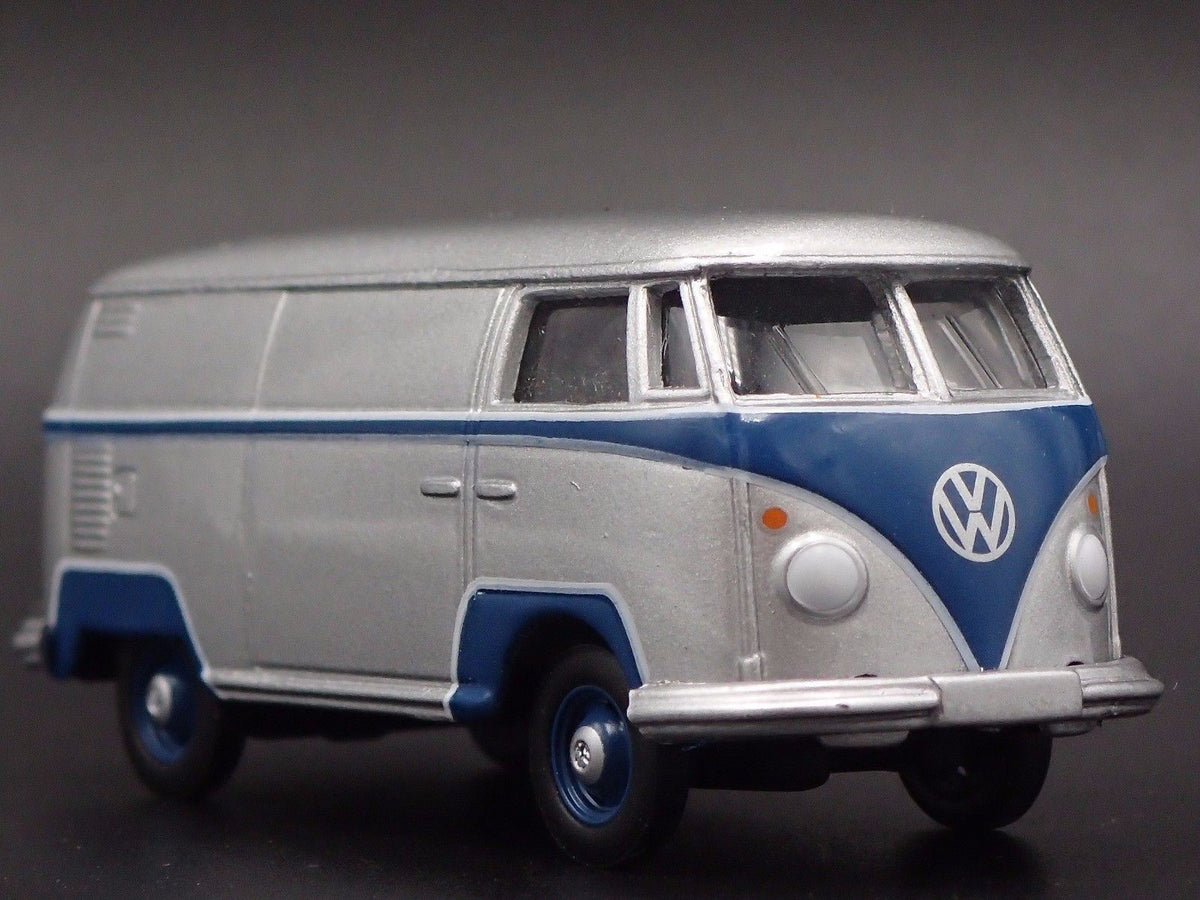 1950-1967 VW VOLKSWAGEN TYPE 2 T1 PANEL VAN SILVER 1:64 SCALE DIECAST MODEL CAR