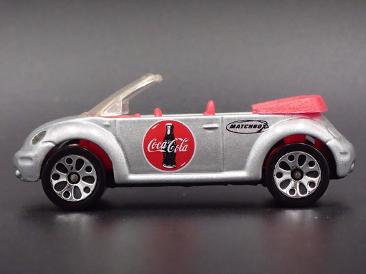1998-2011 VW VOLKSWAGEN BEETLE BUG CONVERTIBLE COCA COLA 1:64 DIECAST MODEL CAR