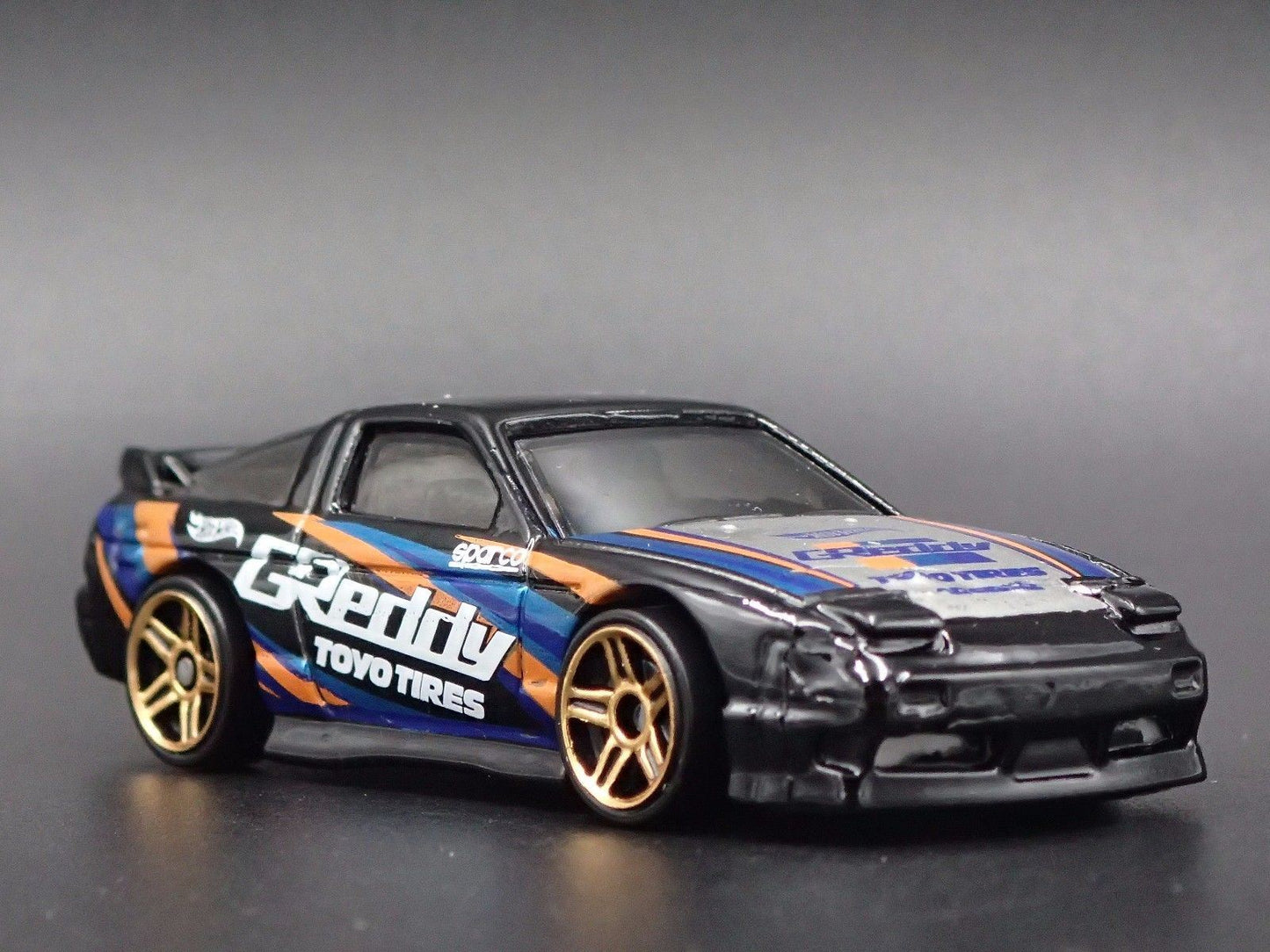 1989-1998 NISSAN 180SX TYPE X GREDDY 1:64 SCALE COLLECTIBLE DIECAST MODEL CAR